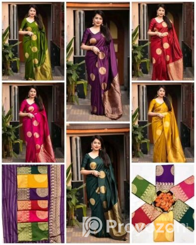 Silk Sharee with Blouse Piece .