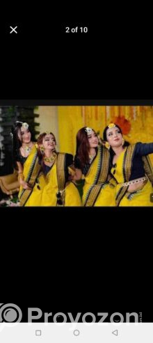 আপনার হলুদ সন্ধ্যাকে রাঙিয়ে তুলুন অল্প দামে শাড়ি
