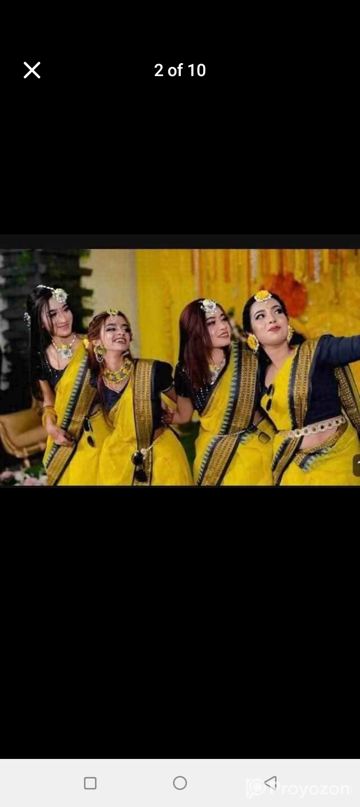 আপনার হলুদ সন্ধ্যাকে রাঙিয়ে তুলুন অল্প দামে শাড়ি