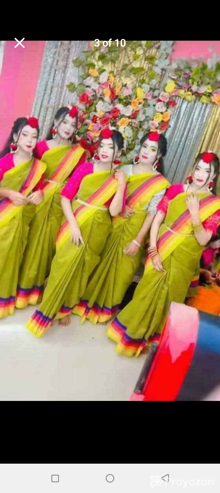আপনার হলুদ সন্ধ্যাকে রাঙিয়ে তুলুন অল্প দামে শাড়ি