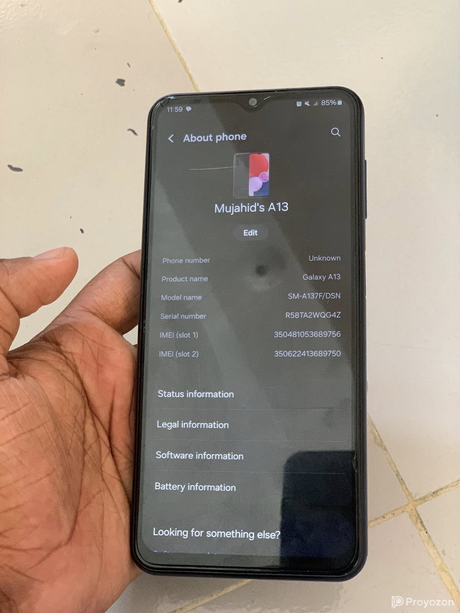 Samsung galaxy A13