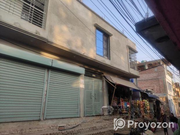 বিগত ছয় মাস পূর্বে নির্মাণাধীন দুইতলা ভবন