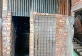 Semi-detached tin shed house for rent for family or bachelor