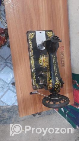 silver sewing machine