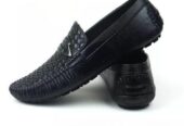 BLACK GRATTED PREMIUM SHOES IN AFFORDABLE PRICE