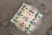 Plastic wicker basket