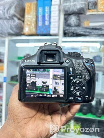 Canon 1300d with 18 55mm lens