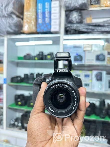 Canon 1300d with 18 55mm lens