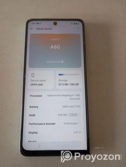OPPO A60 ram8 rom 256 (Used)