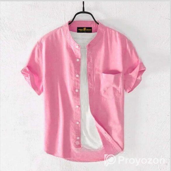 Oxford cotton casual half sleeve shirt