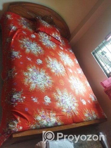 সেমি ডাবল খাট +জাজিম