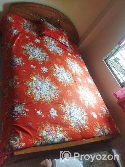সেমি ডাবল খাট +জাজিম