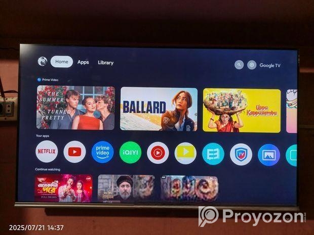 Singer Google 4K TV