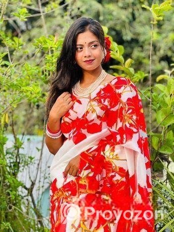 অরজিনাল পিওর চান্দেরি সিল্ক নতুন শাড়ি