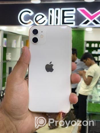 Apple iPhone 11 white 128gb bh88% (Used)
