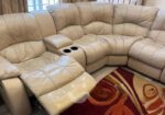 Used 5 pcs Reclining Leather sofa set (Imported)