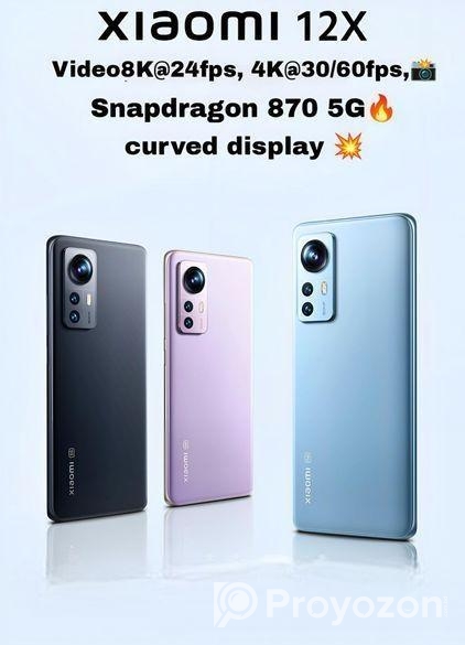 Xiaomi 12X 5G 8/256 𝐒.𝐝 870💥 (New)
