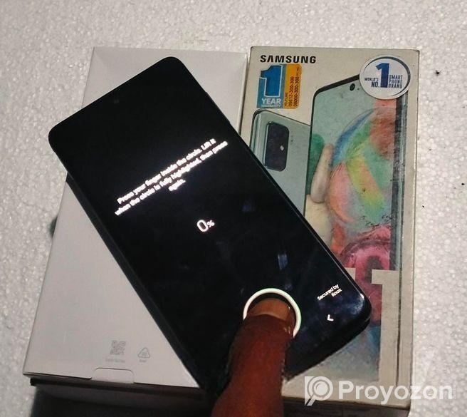 Samsung Galaxy A71 -8/128( With Box) (Used)