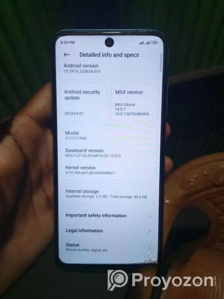 Xiaomi Redmi 10 full fres (Used)