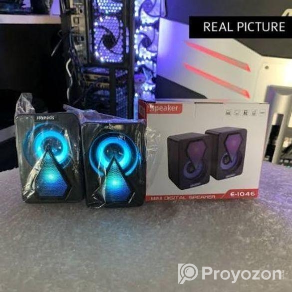 2.0 RGB Gaming E-1046 Speaker