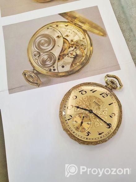 1923 Most Rare Gold ELGIN Pocket watch 100 Years O