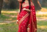japani Silk Skin Print Sharee with Blouse Piece