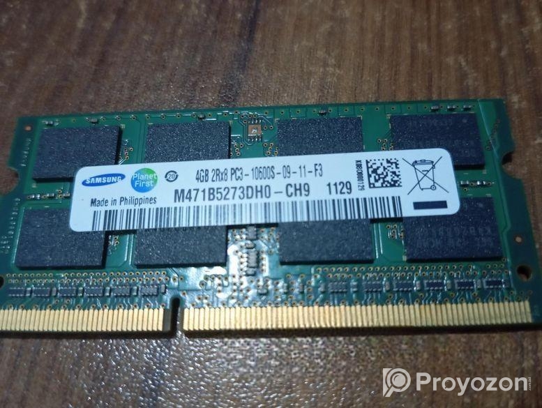 Laptop Samsung 4GB Ddr3 Ram.