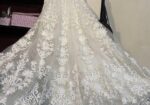 Embroidered Dress white