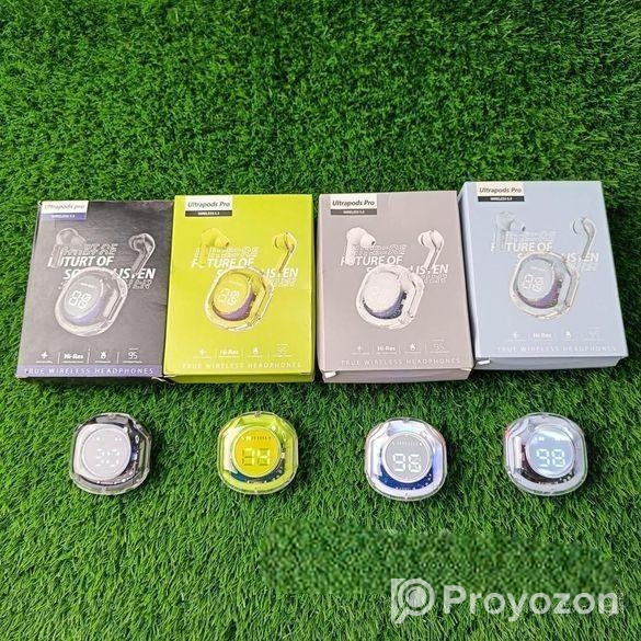 Transparent Ultrapods pro True Wireless Earbuds