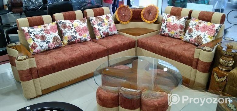 কর্নার সোফা নিউ মডেল ৫ সিটা