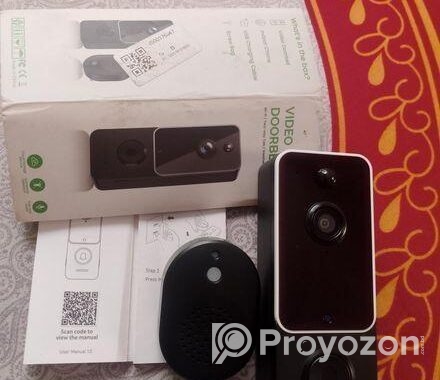 P8 Black Two-way Audio Wireless Wi-fi Video Hd Sma