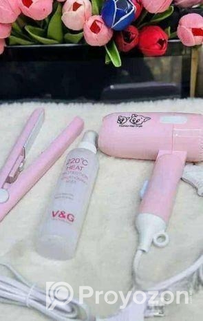 Mini Hair Dryer Combo Pack 3 in 1 Full Solution