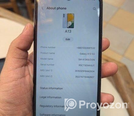 Samsung Galaxy A13 full fresh (Used)