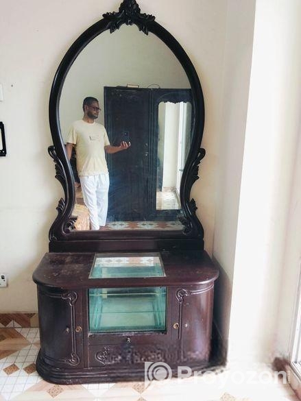 kath er 1 ta khat ar dressing table bikroy hobe
