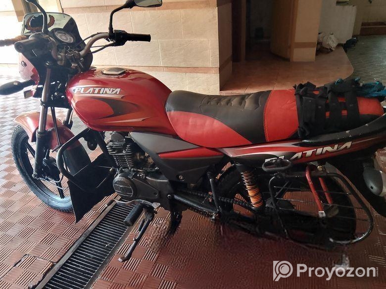 Bajaj Platina লাল কালার 2009