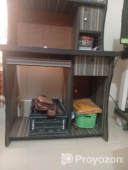Book rack and computer dask