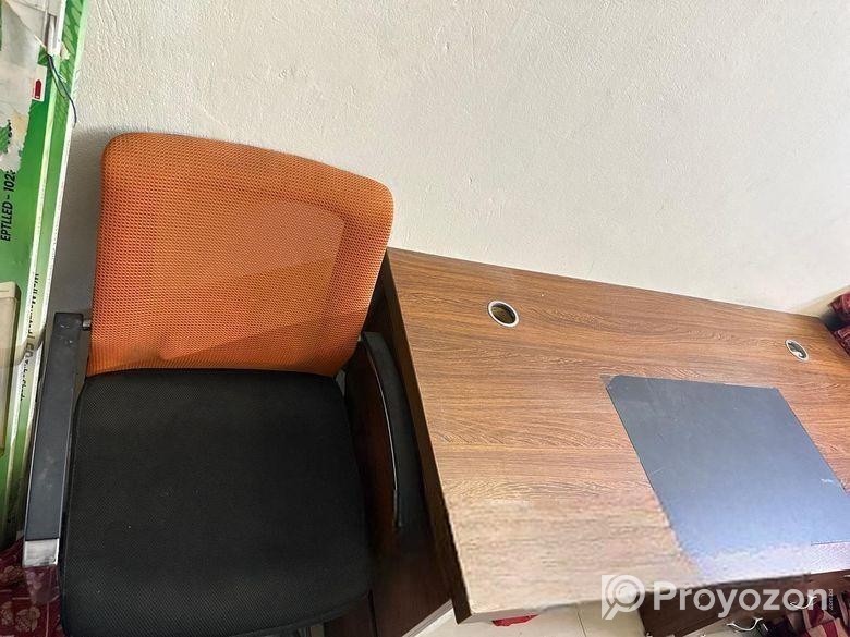 Chair and table