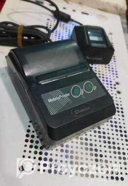 Finger Scanner + Poket Printer COMBO