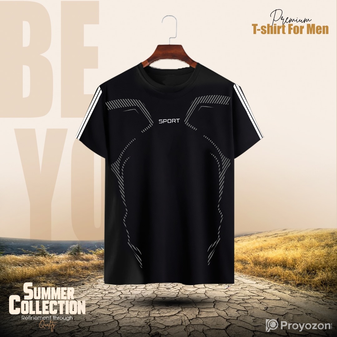 Stylish/Comfortable sports T-Shirt 5 pcs Combo