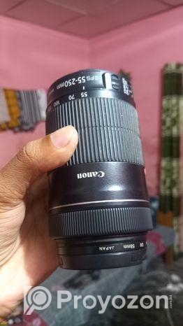 canon ৫৫ ২৫০ লেন্স। টাকার অভাবের কারণে বিক্রি হবে।