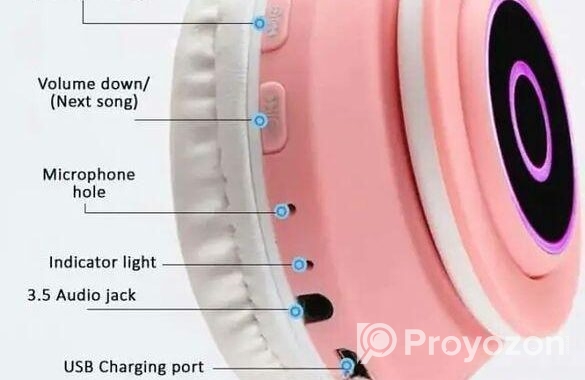 Bluetooth Headphone Cat Ear