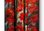 8″x12″ Acrylic Forest Painting