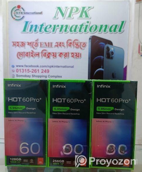 Infinix Hot 60pro+ 8/128,256 (New)