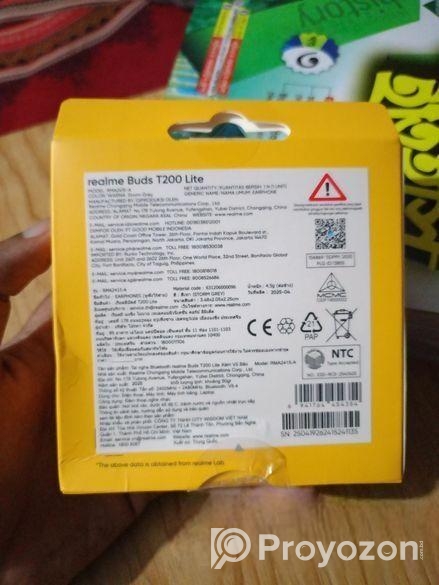 Realme Buds T200 Lite Tws Earbuds