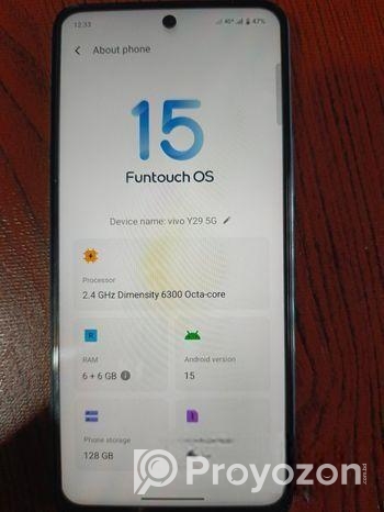Vivo y295g (Used)