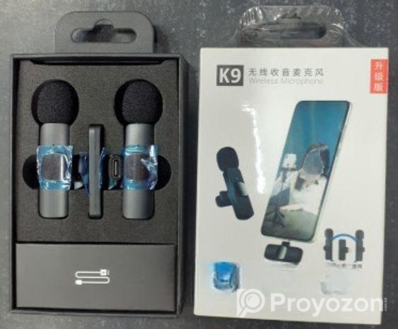 K9 Double Wireless Dual Microphone