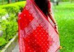 হাফ সিল্ক শাড়ি