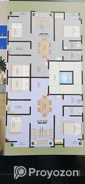 ALL MOST READY FLAT FOR SALE @ 1060 SFT NORTH FACI