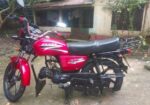 red Zaara motorcycle 2018