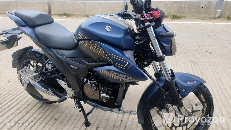 Suzuki Gixxer 250 double disc abs fi 2025